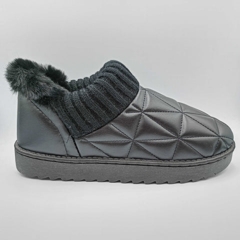 Warm Fur Slip on Snow Boots