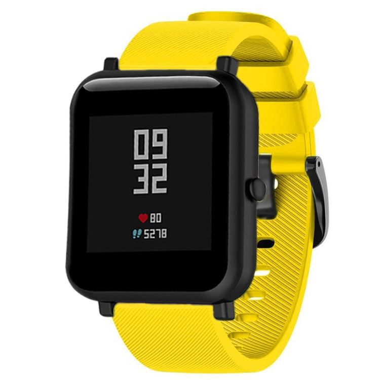 20mm For Huami Amazfit GTS Samsung Galaxy Watch Active 2 Gear Sport Silicone Watch Band Yellow