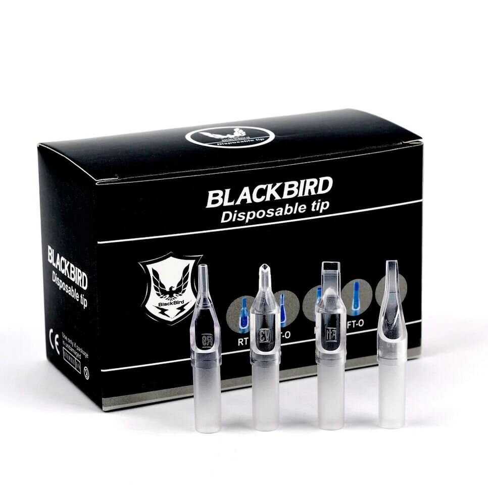 BlackBird Tattoo Needle Tips Disposable Tips Pack Of 50