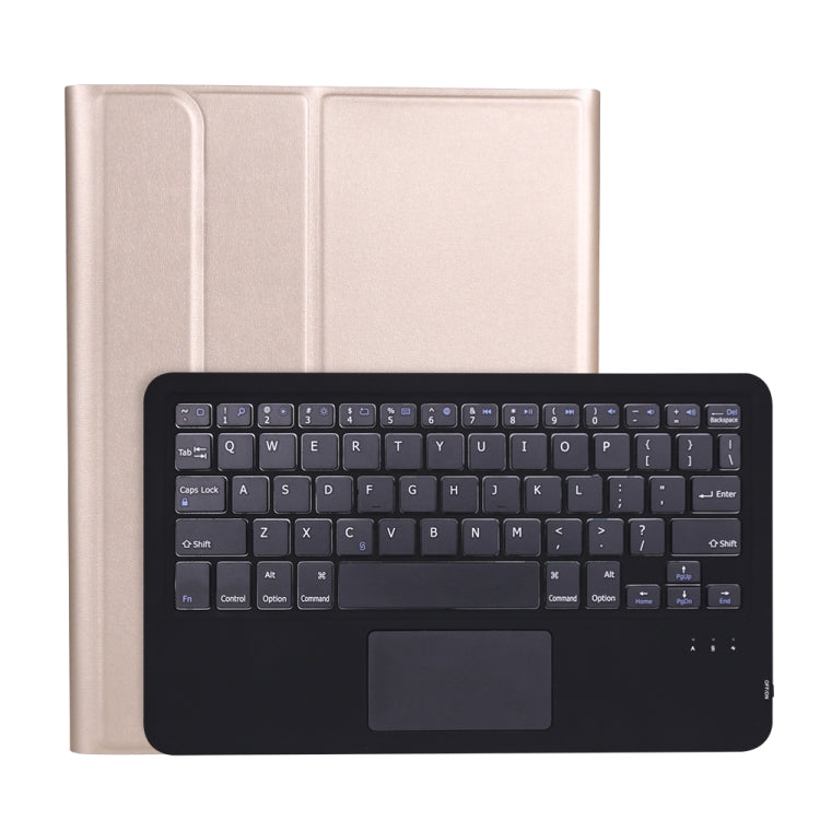 A11B A Lambskin Texture Ultra thin Bluetooth Keyboard Leather Case with Pen Holder Touchpad For iPad Air 5 2022 Air 4 2020 10 9 Pro 11 inch 2021 2020 2018 Gold