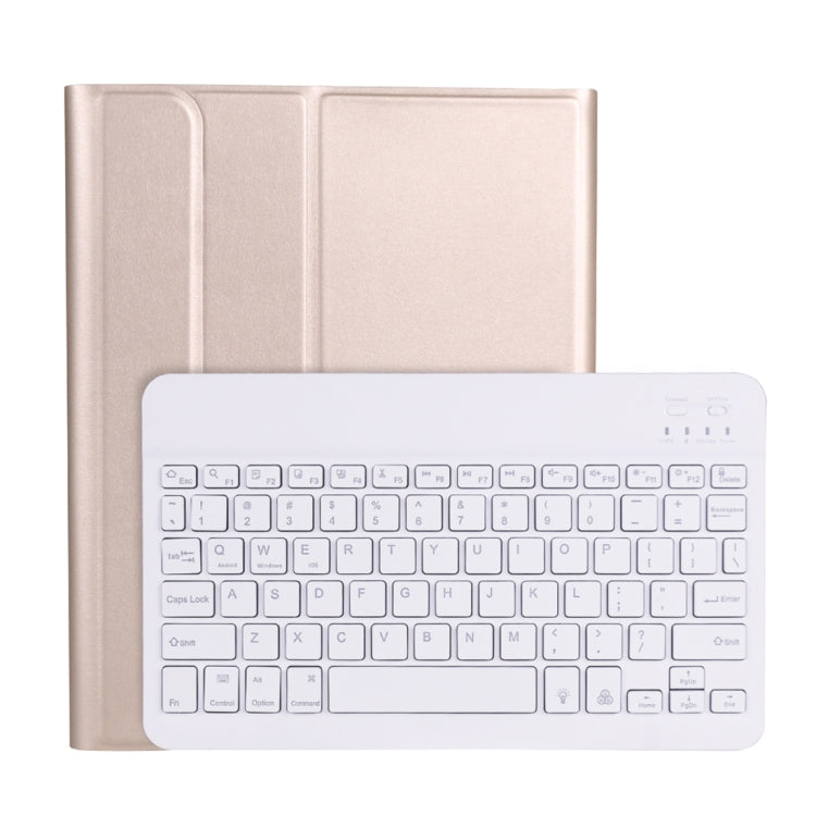 A11BS 2020 Ultra thin ABS Detachable Bluetooth Keyboard Tablet Case for iPad Pro 11 inch 2020 with Backlight Pen Slot Holder Gold