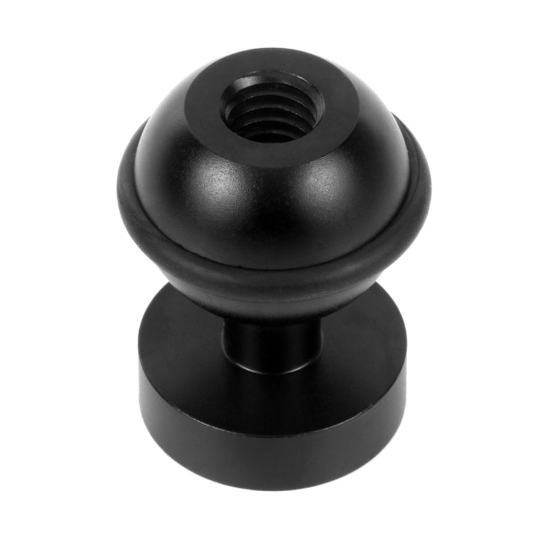 PULUZ CNC Aluminum Ball Head Adapter Mount for GoPro Insta360 DJI and Other Action Cameras Diameter 2 5cm Black