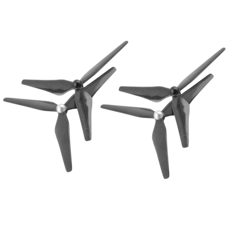 2 Pairs 9450 9 4x5 0 3 Blades Carbon Fiber Propeller CW CCW for DJI Phantom 3 2 Series Black