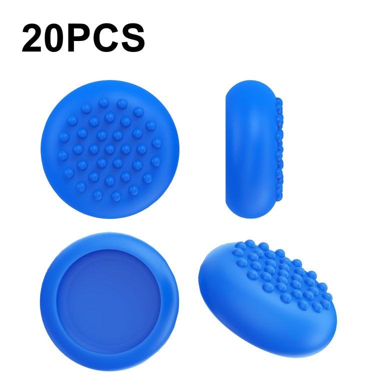 20 PCS Peripheral Button VR Handle Rocker Silicone Protective Cover For Meta Quest 2 Blue