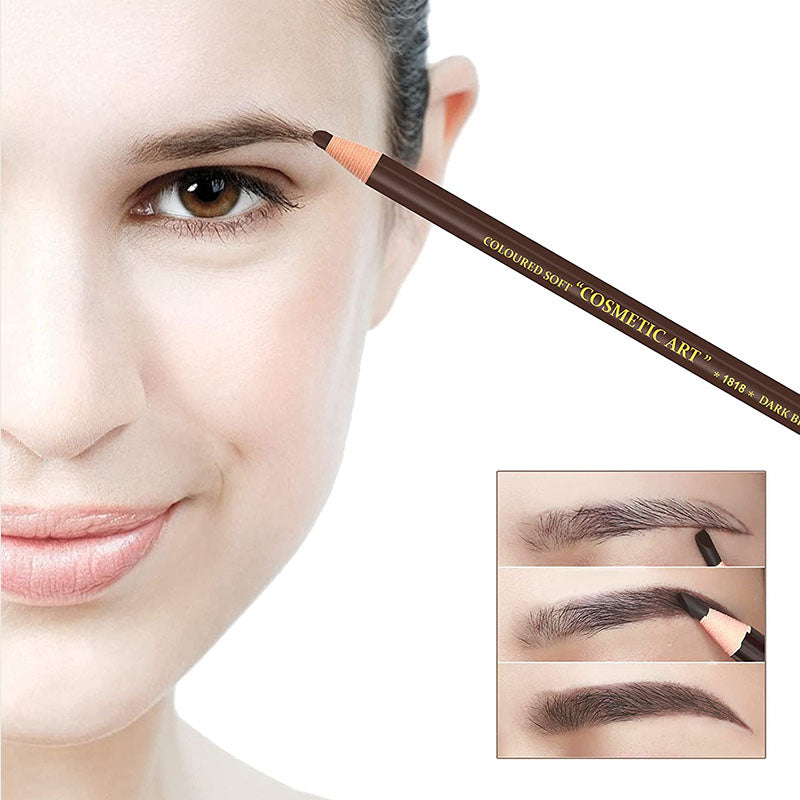 Soft Coloured Cosmetic Art Eyebrow Pencil