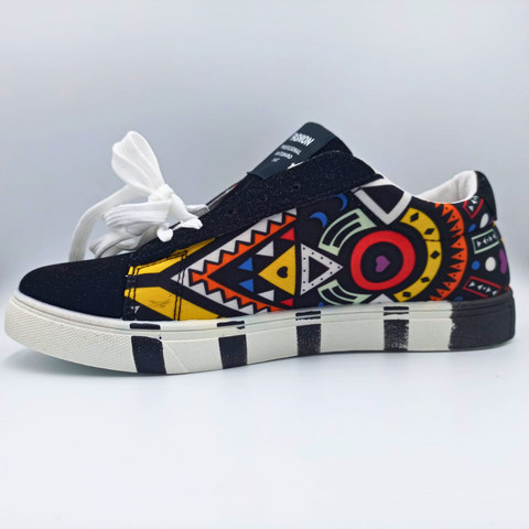 African Print Sneakers
