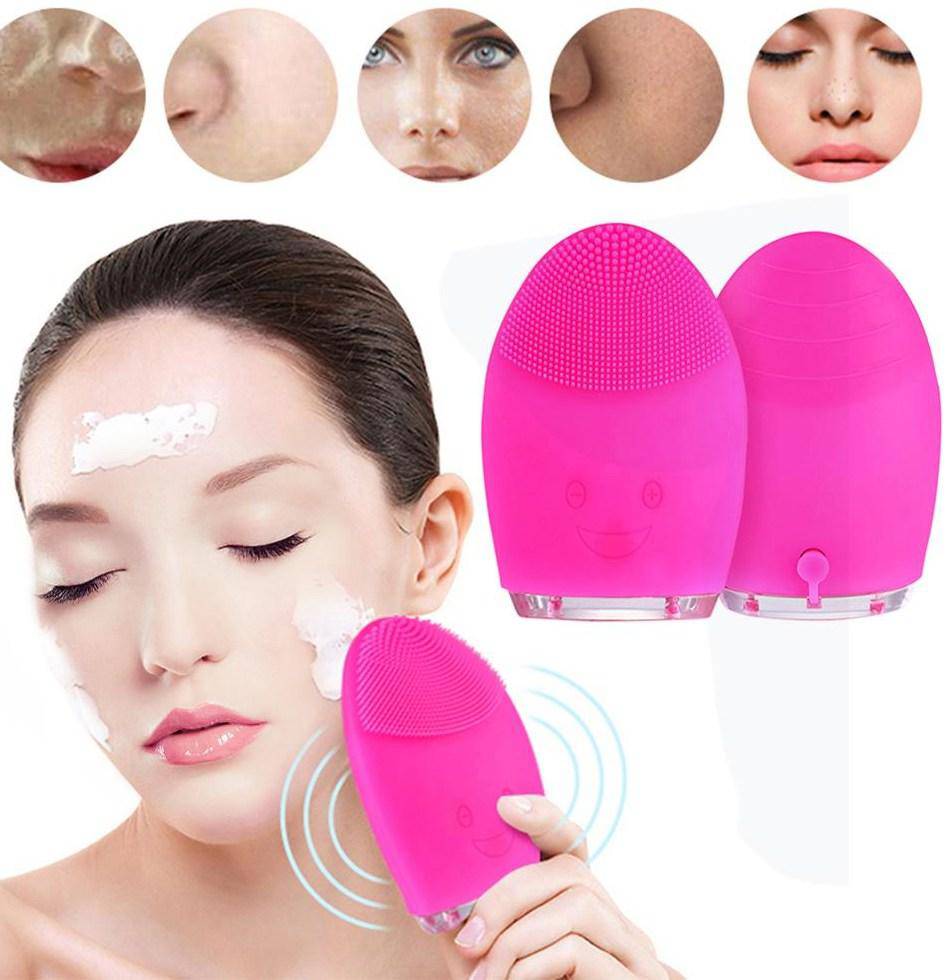 Electric Silicone Facial Cleanser - eBululu.com