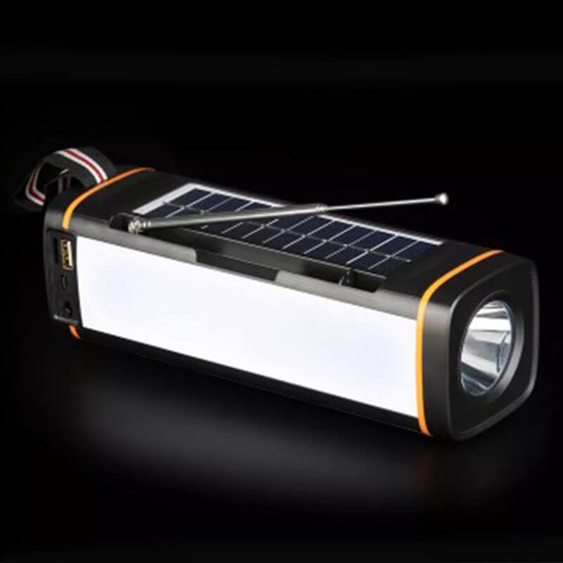 Wireless Card Bluetooth Dual Speaker Solar with Diaphragm and Torch