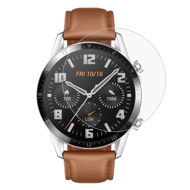 For HUAWEI Watch GT 2 46mm 2019 ENKAY Hat Prince 0 2mm 9H 2 15D Curved Edge Tempered Glass Film - eBululu.com