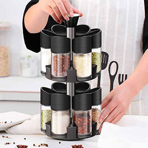 Double Layer Spice Rack Set