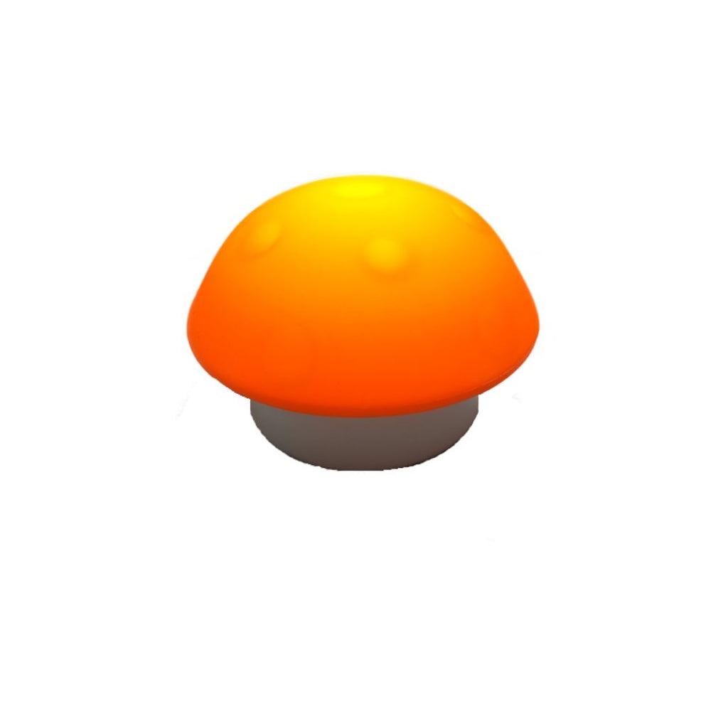 LED Mushroom Shaped Night Light Orange - eBululu.com