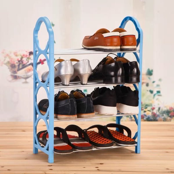 Shoes Storage Aluminum Metal Multilayer Easy DIY Shoes Storage Organizer - eBululu.com